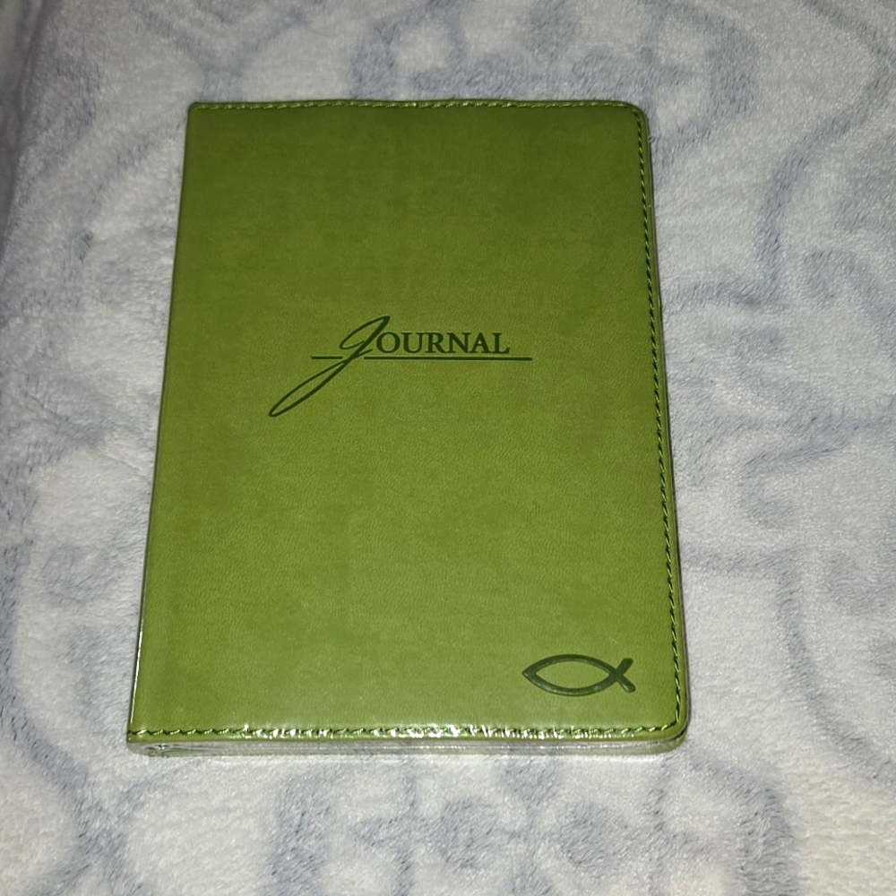 Lime green Small Christian journal